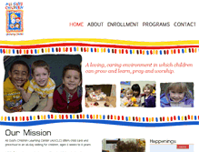 Tablet Screenshot of allgodschildrenlearningcenter.org